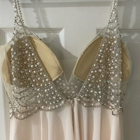 Windsor Formal Pearl Chiffon Dress - Picture 9 of 10